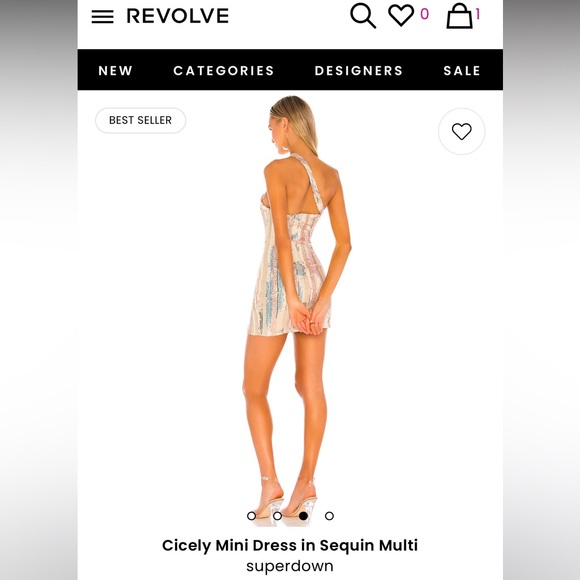 New Years Revolve Dress by SuperDown- sparkly & Sequence XS - Picture 3 of 9